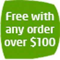 Free with any order above $100