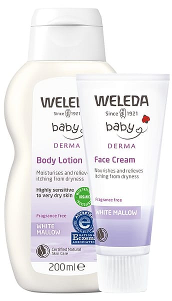 Sensitive Baby Care Essentials Set - White Mallow