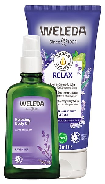 Relaxing Body Wash and Oil Set - Lavender