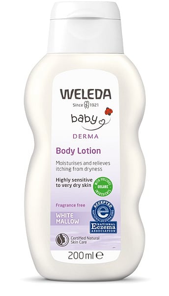 White Mallow Nappy Change Cream for baby eczema Weleda