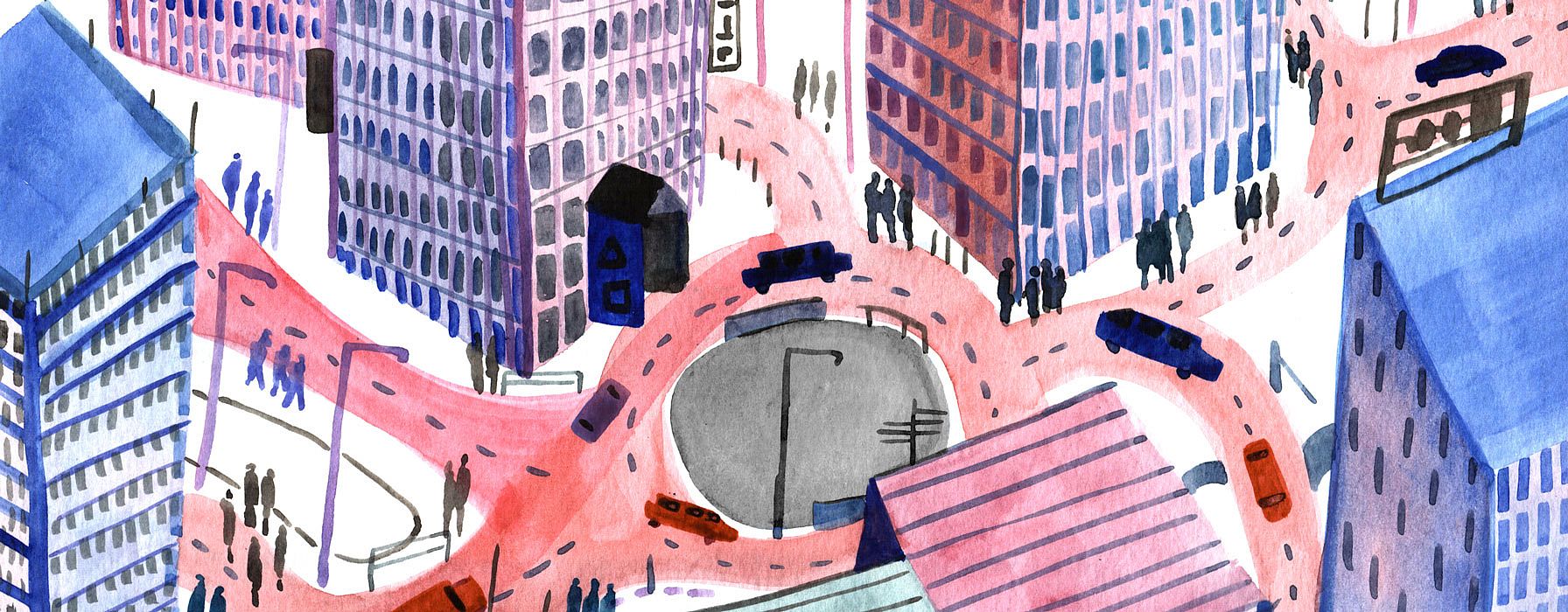 illustrated city