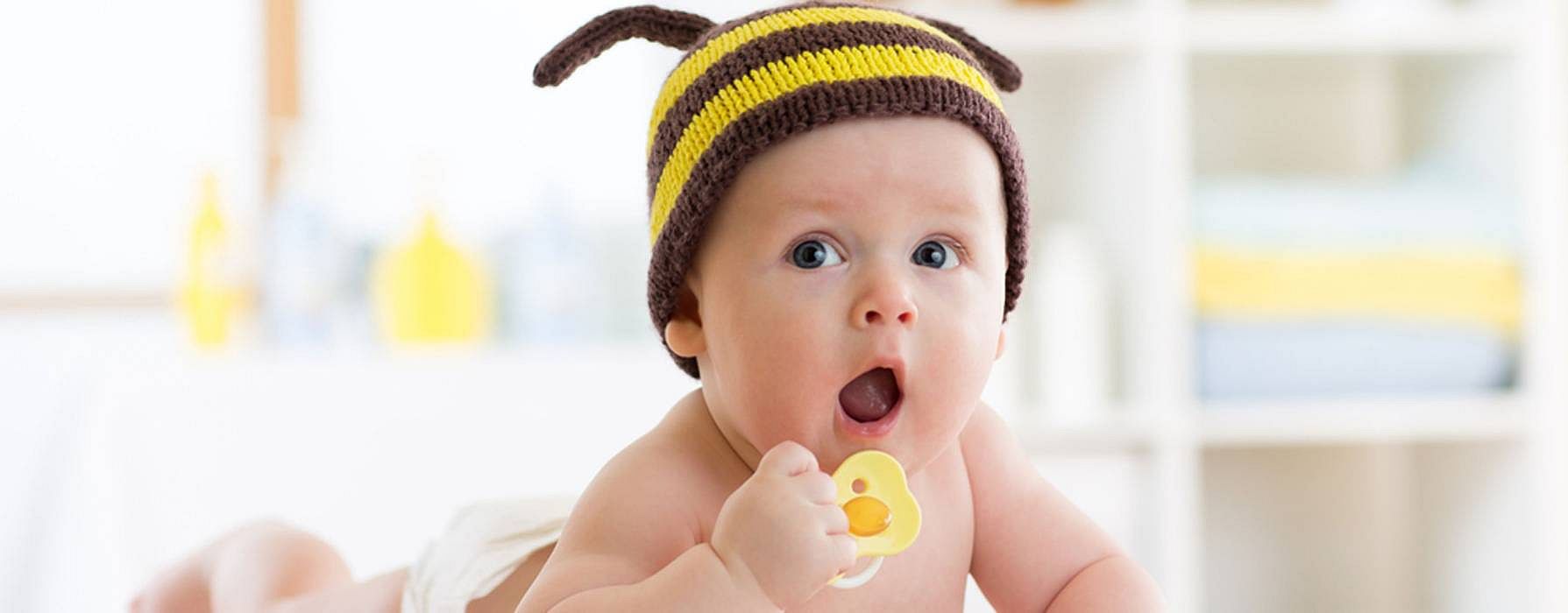 Baby doing tummy time