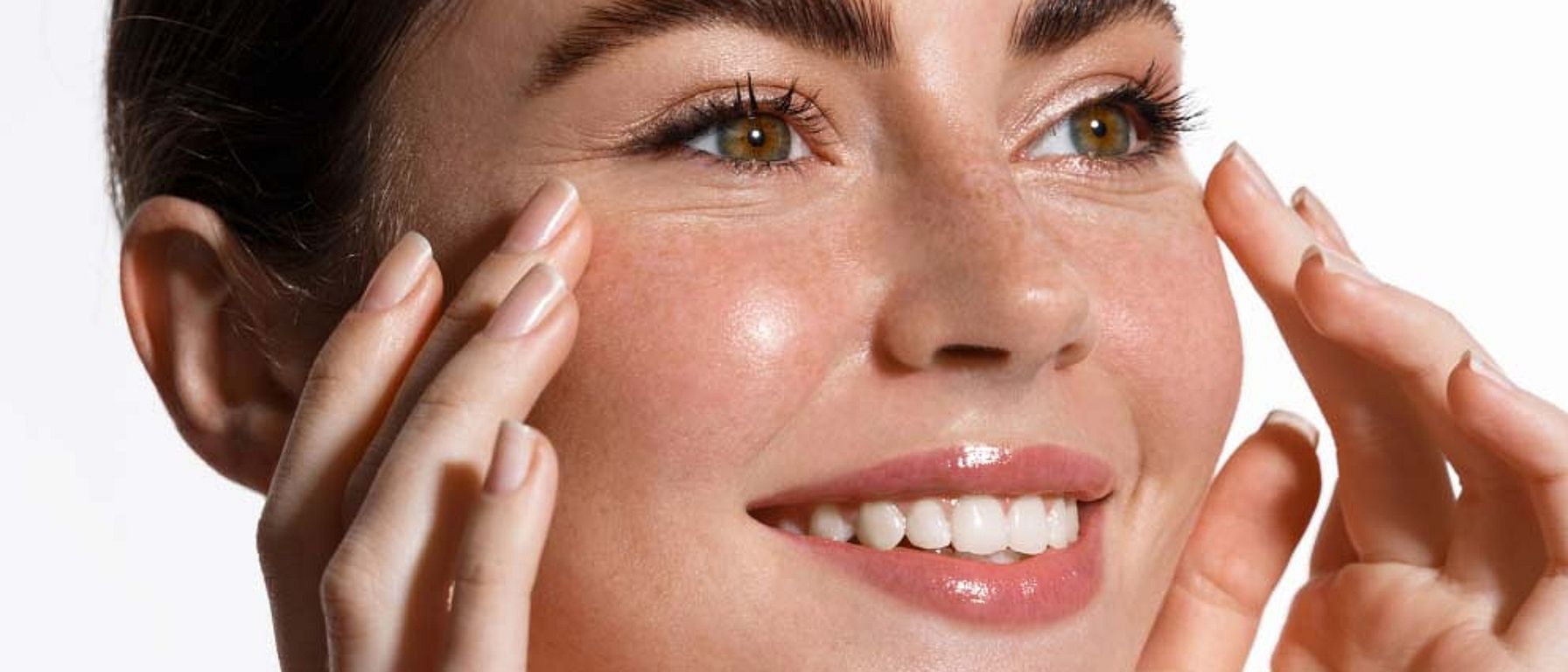 woman smiling