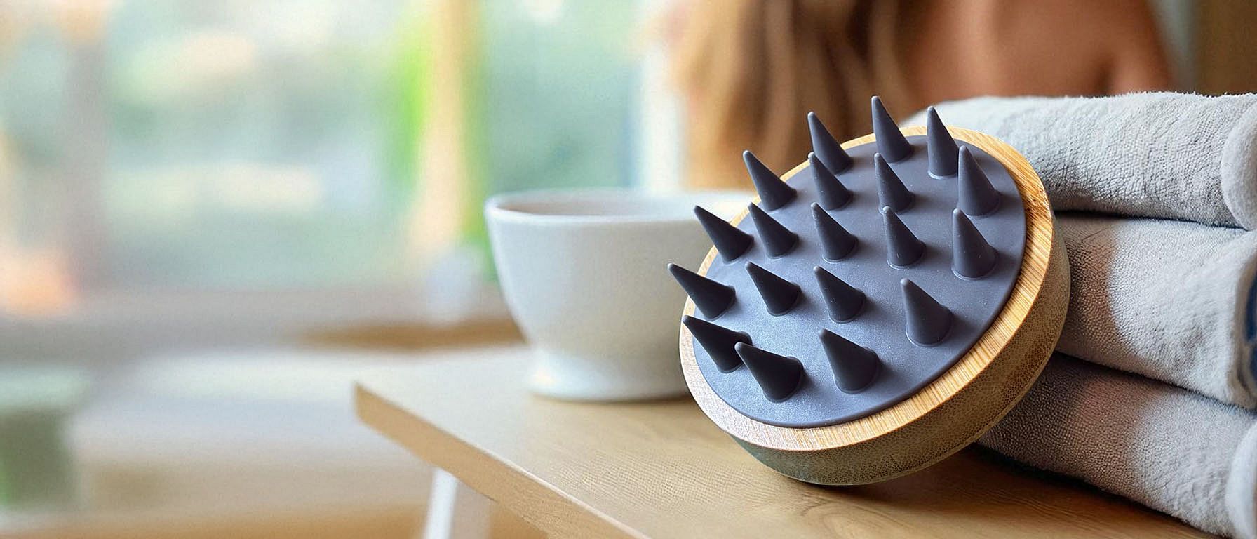 Bamboo Scalp massager