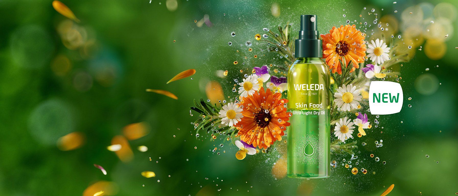 New Weleda Skin Food Ultra-Light Dry Oil