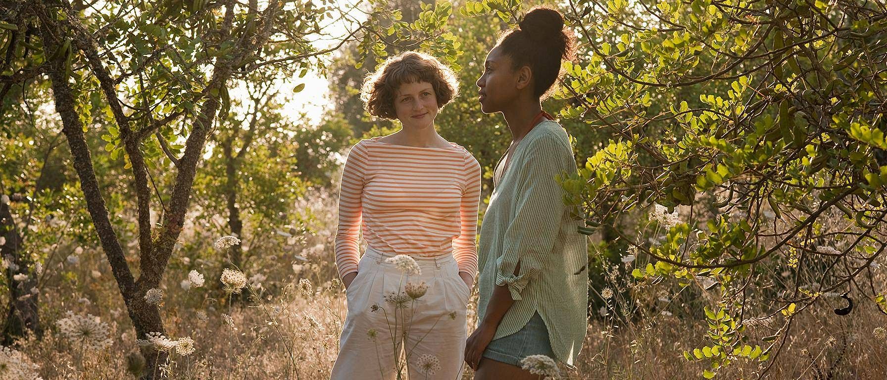 2 woman in nature