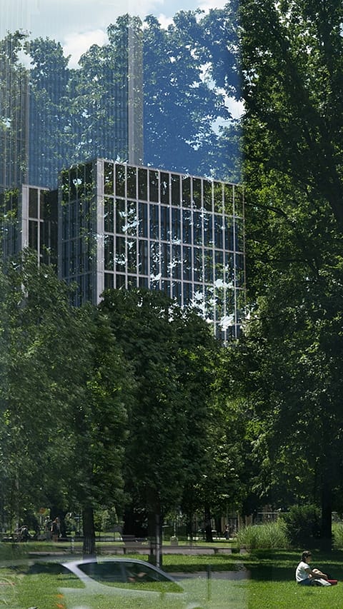 cities green reflexion