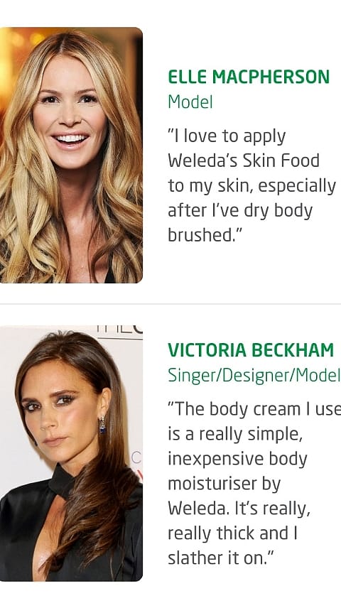 Skin Food Celebrity users