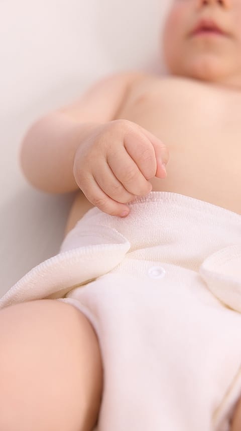 baby in nappy
