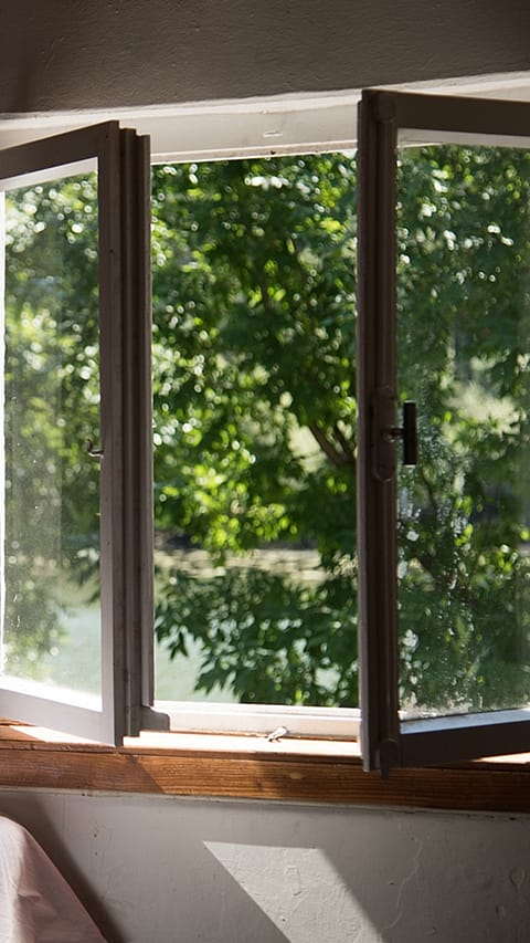 Window open.