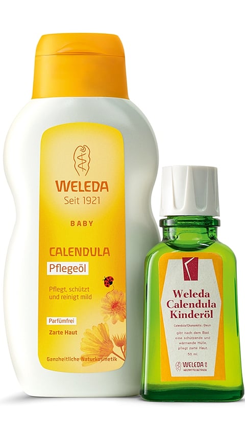 Calendula Baby Oil now and then