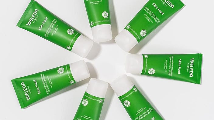packshot skin food tubes