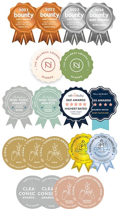 awards won by Calendula nappy change cream.