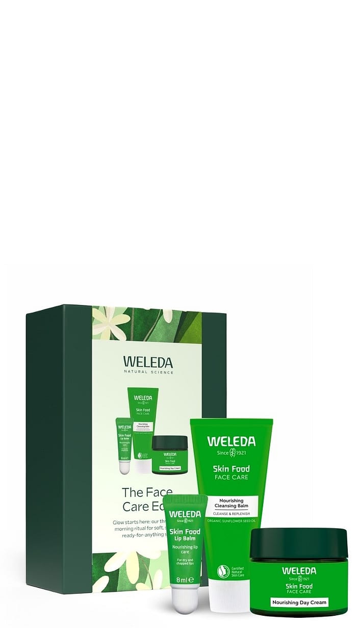 The Face Care Edit Gift Set Box and products