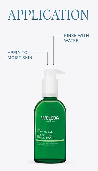Deep Cleansing Gel application.