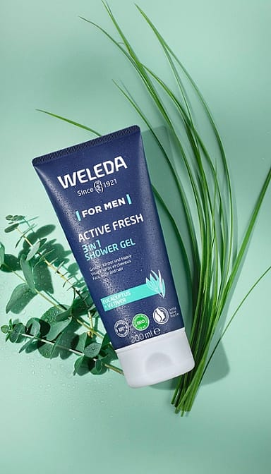 Men's Active Deodorant and Body Wash Set