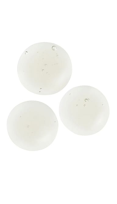 Men 5in1 Serum texture swatch droplets on white background.