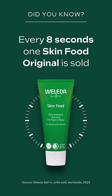One Skin Food Original sells every 8 seconds.