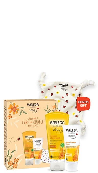 Calendula Care and Cuddle Baby Pack
