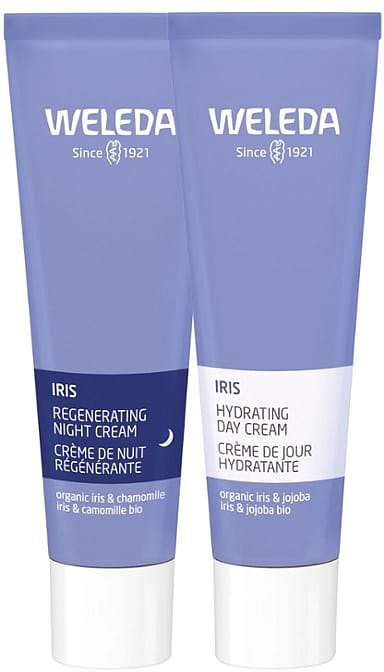 Iris Hydrating Skin Balancing Set; Day- and Night Cream.
