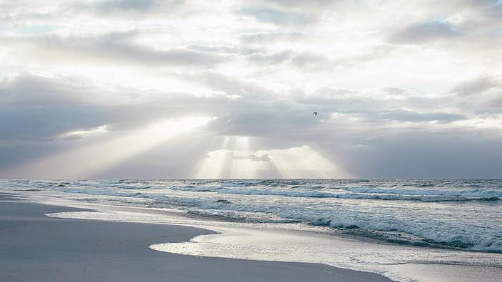Sunrise over the sea