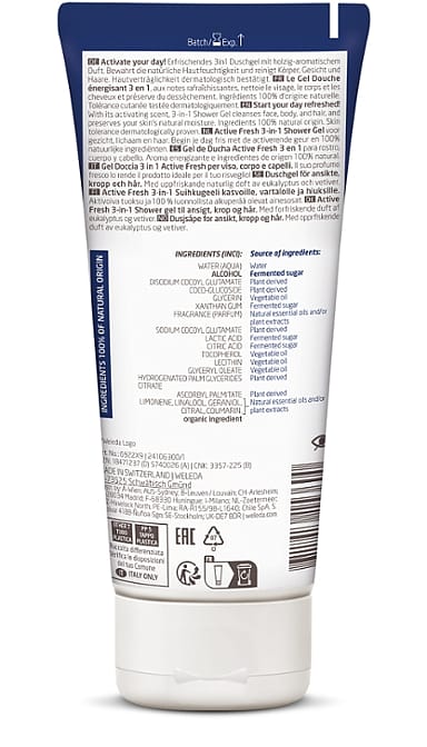 Men Active Fresh 3in1 Shower Gel