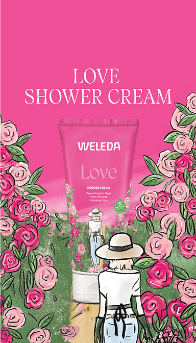 Love Shower Cream - Rose