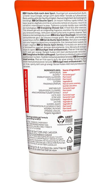 Arnica Sports Shower Gel