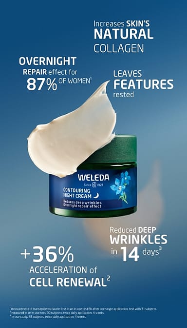Contouring Night Cream Blue Gentian & Edelweiss | Weleda