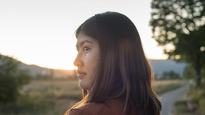Woman in nature