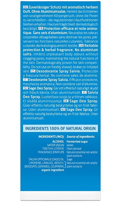 Herbal Fresh Deodorant Spray - Sage