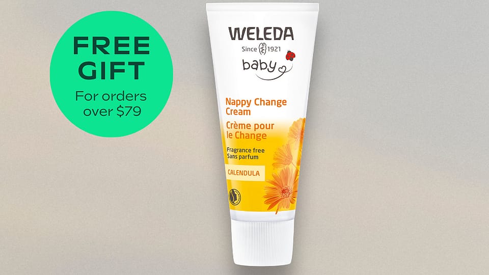 Spend $79 on Mother & Baby Care and receive a free Calendula Nappy Change Cream Fragrance free