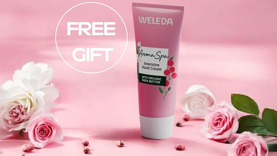 Free Aroma Spa Hand Cream with orders over $95