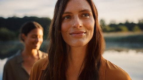woman smiling