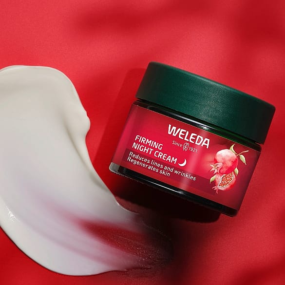 firming night cream pomegranate & maca peptides