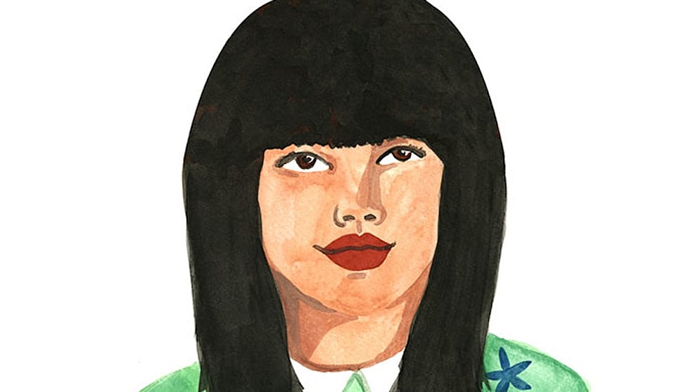 woman looking into distance