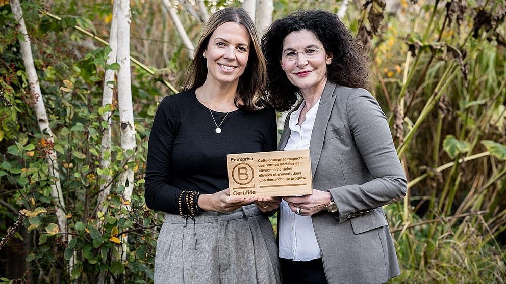 Tina Müller, Weleda CEO and -	Nadine Santiago, Chief Sustainability Officer at Weleda